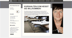 Desktop Screenshot of kurshalten.com