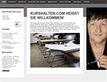 Tablet Screenshot of kurshalten.com
